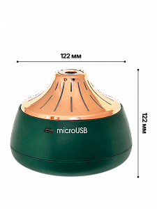 Увлажнитель воздуха для дома Огонёк OG-HOM02 Зеленый/золото